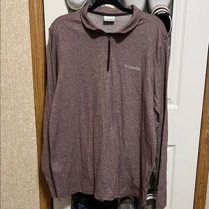 Columbia Men's Burgundy Long Sleeve Shirt